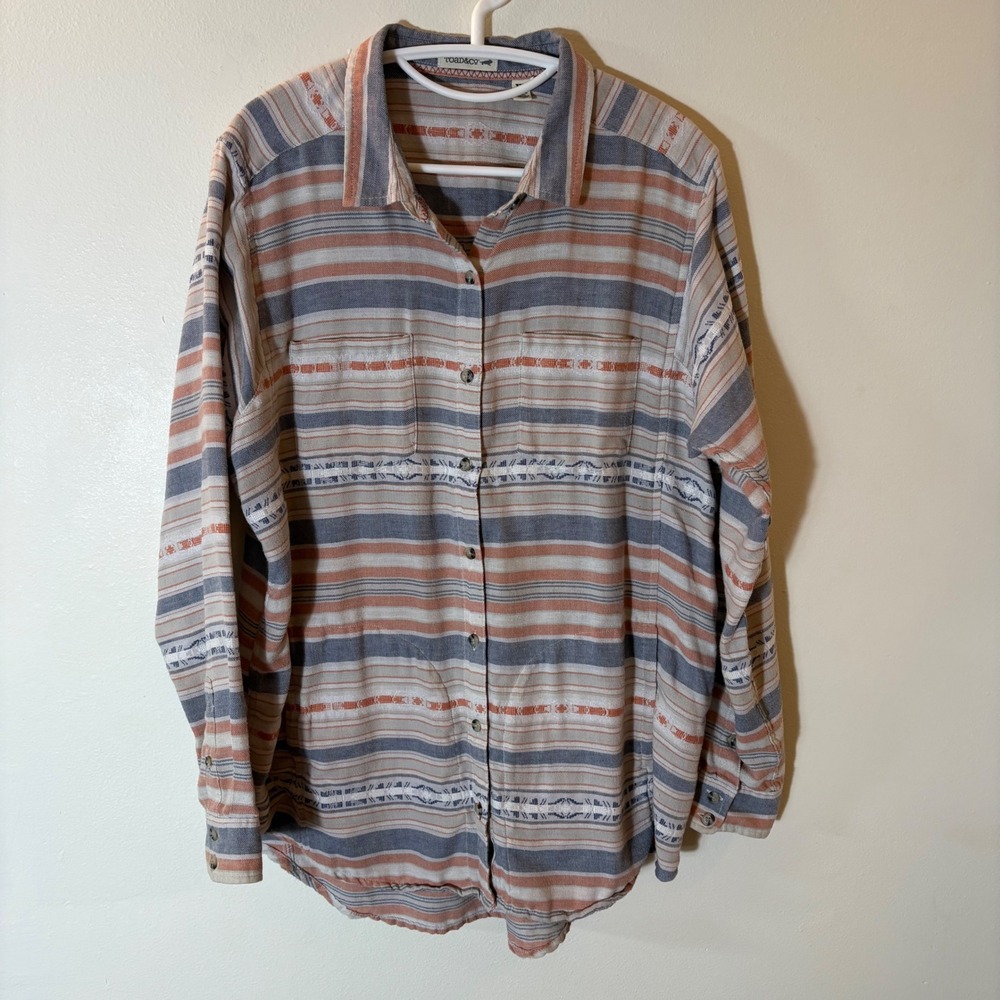 Toad&Co Cairn Long Sleeve 4 Pocket Flannel Size‎ XL